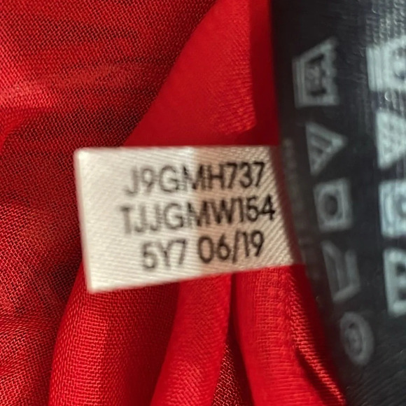 NWT Tommy Hilfiger Long Sleeve Blouse Sky Captain Multi Red Navy XS - Picture 16 of 16